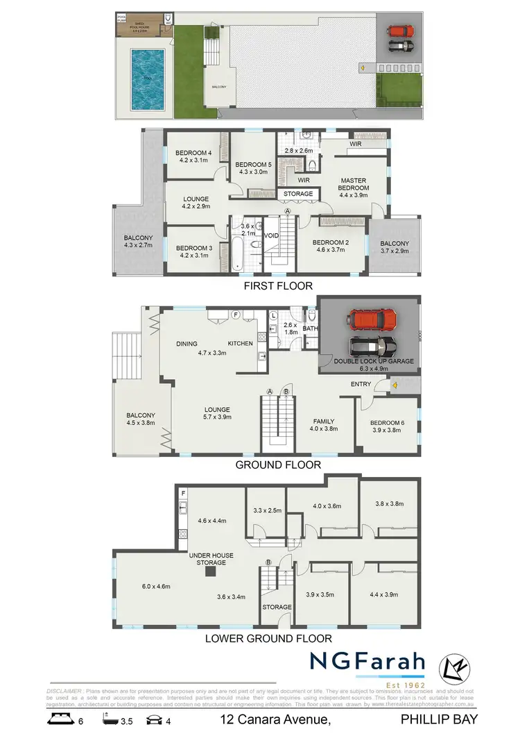 Floorplan of Homely house listing, 12 Canara Avenue, Phillip Bay NSW 2036