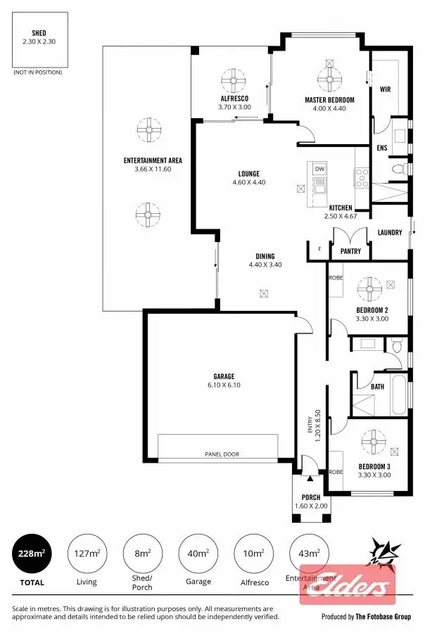 Floorplan of Homely house listing, 1226 Andrews Road, Munno Para West SA 5115