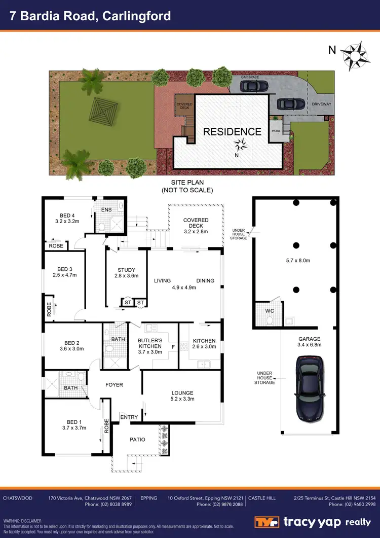 Floorplan of Homely house listing, 7 Bardia Road, Carlingford NSW 2118