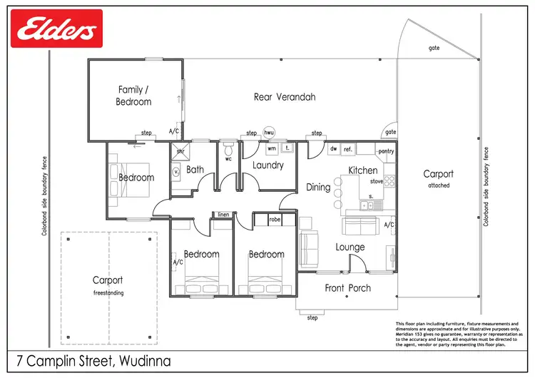 Floorplan of Homely house listing, 7 Camplin Street, Wudinna SA 5652