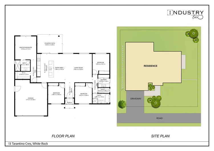 Floorplan of Homely house listing, 13 Tarantino Crescent, White Rock QLD 4868