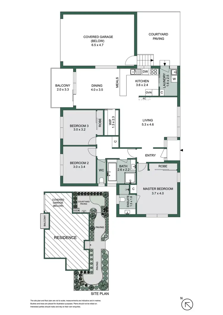 Floorplan of Homely unit listing, 1/7 Bartels Street, Mccrae VIC 3938