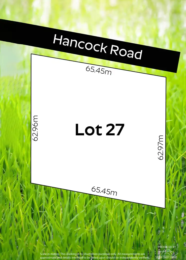 Floorplan of Homely land listing, LOT 27 Hancock Road, Back Valley SA 5211