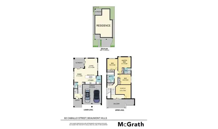 Floorplan of Homely house listing, 62 Caballo Street, Beaumont Hills NSW 2155