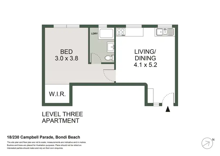 Floorplan of Homely apartment listing, 18/230 Campbell Parade, Bondi Beach NSW 2026