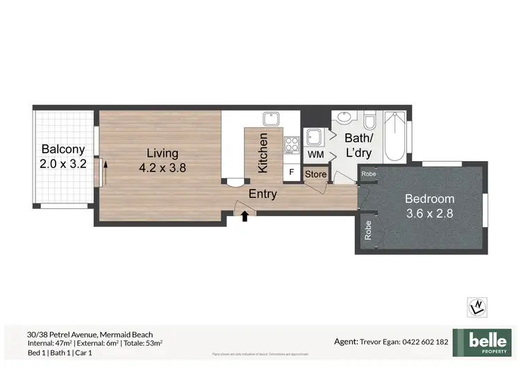 Floorplan of Homely unit listing, 30/38 Petrel Avenue, Mermaid Beach QLD 4218