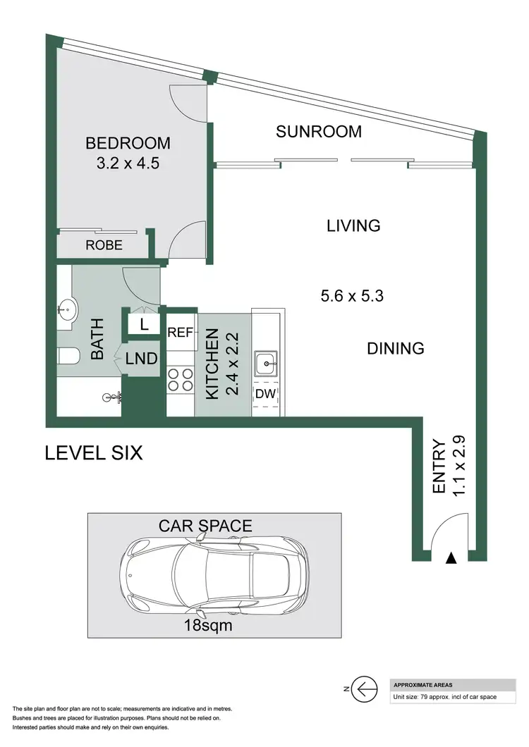 Floorplan of Homely apartment listing, 613/33 Bronte Road, Bondi Junction NSW 2022