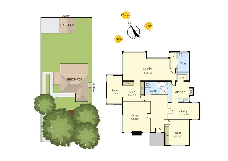 Floorplan of Homely house listing, 19 Williams Street, Frankston VIC 3199