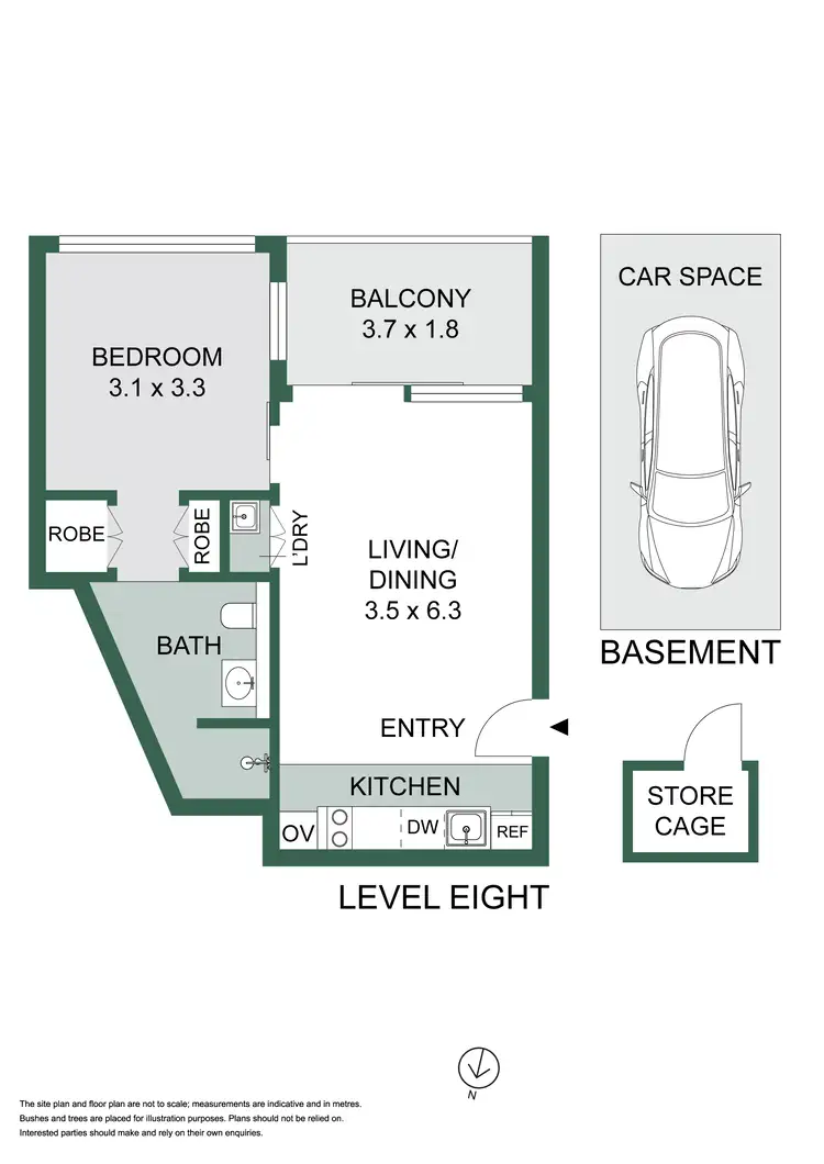 Floorplan of Homely apartment listing, 815/18 Park Lane, Chippendale NSW 2008
