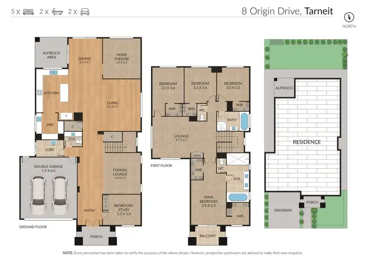 Floorplan of Homely house listing, 8 Origin Drive, Tarneit VIC 3029