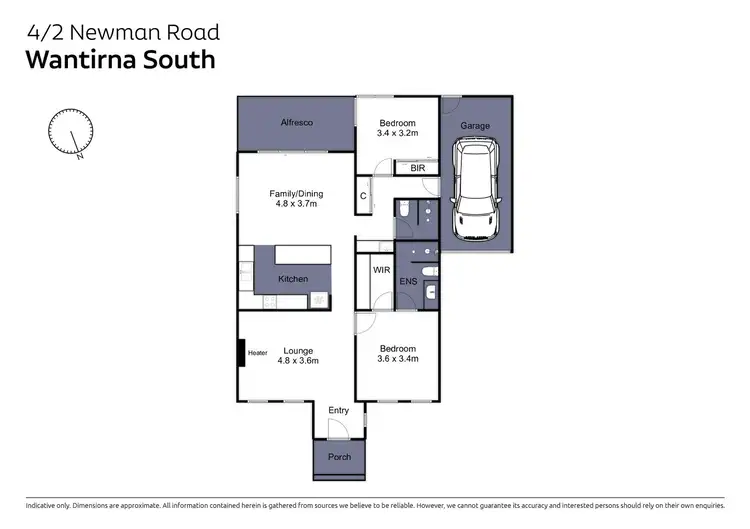 Floorplan of Homely unit listing, 4/2 Newman Road, Wantirna South VIC 3152