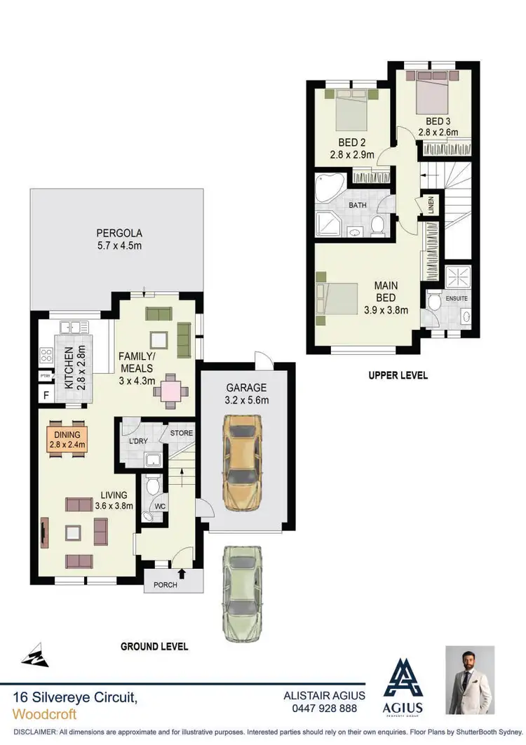 Floorplan of Homely house listing, 16 Silvereye Circuit, Woodcroft NSW 2767