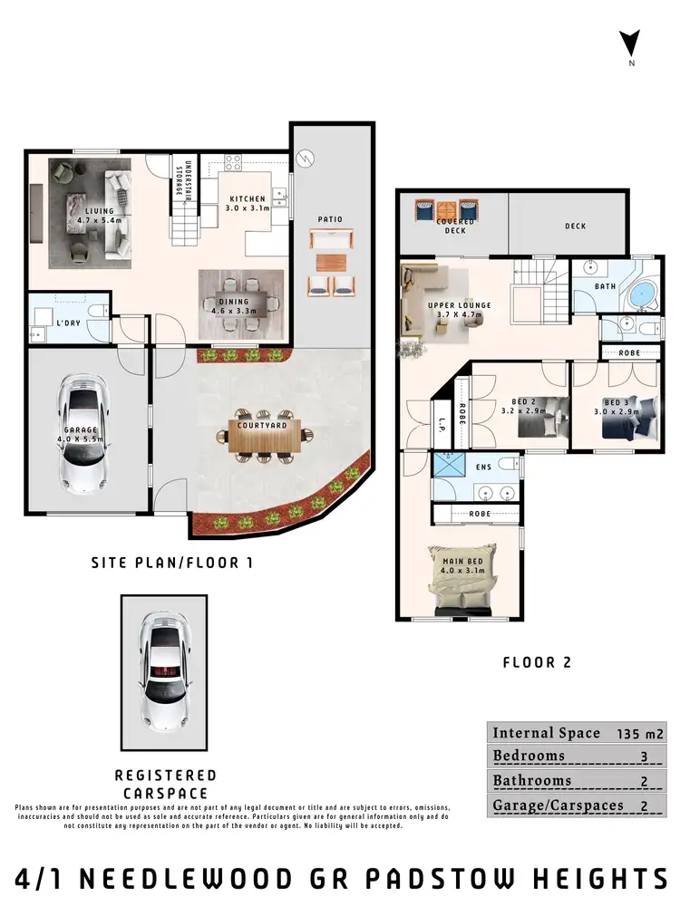 Floorplan of Homely townhouse listing, 4/1 Needlewood Grove, Padstow Heights NSW 2211