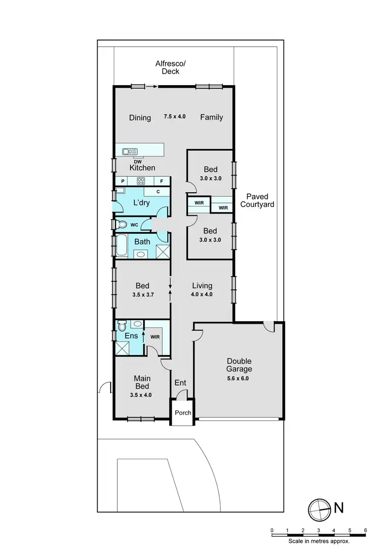 Floorplan of Homely house listing, 5 Hugden Close, Lyndhurst VIC 3975
