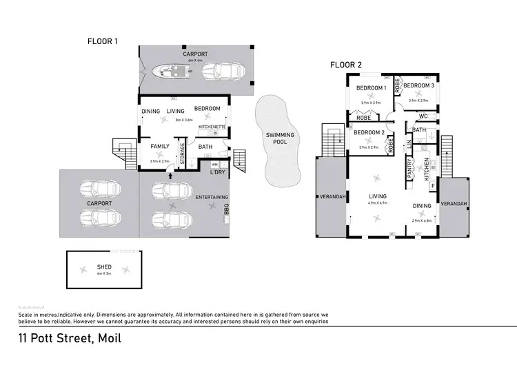 Floorplan of Homely house listing, 11 Pott Street, Moil NT 810
