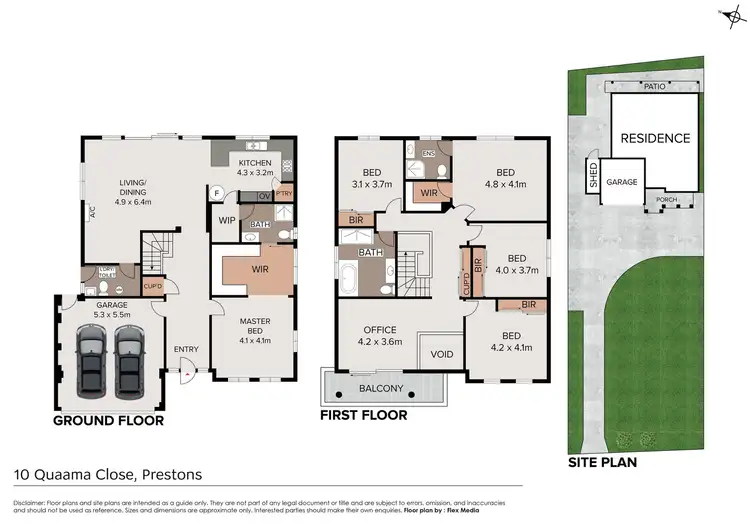 Floorplan of Homely house listing, 10 Quaama Close, Prestons NSW 2170