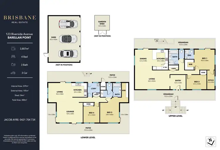 Floorplan of Homely house listing, 123 Riverside Avenue, Barellan Point QLD 4306