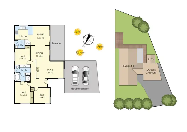 Floorplan of Homely house listing, 22 Dalpura Circuit, Frankston VIC 3199
