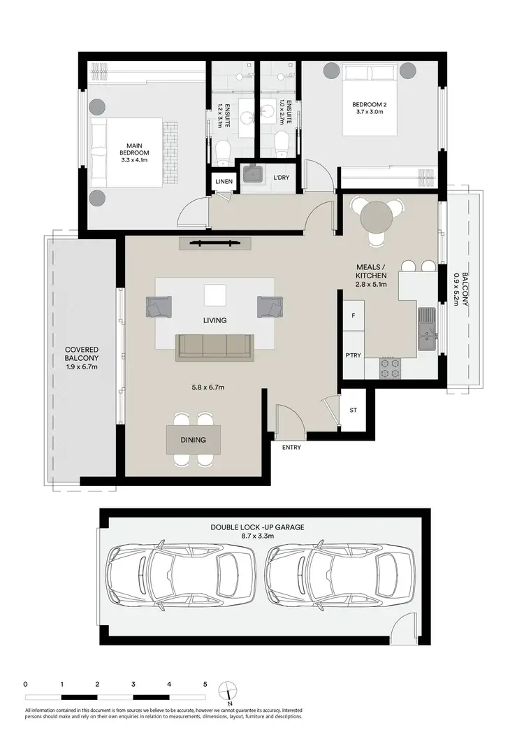 Floorplan of Homely apartment listing, 3/20b Russell Street, East Gosford NSW 2250