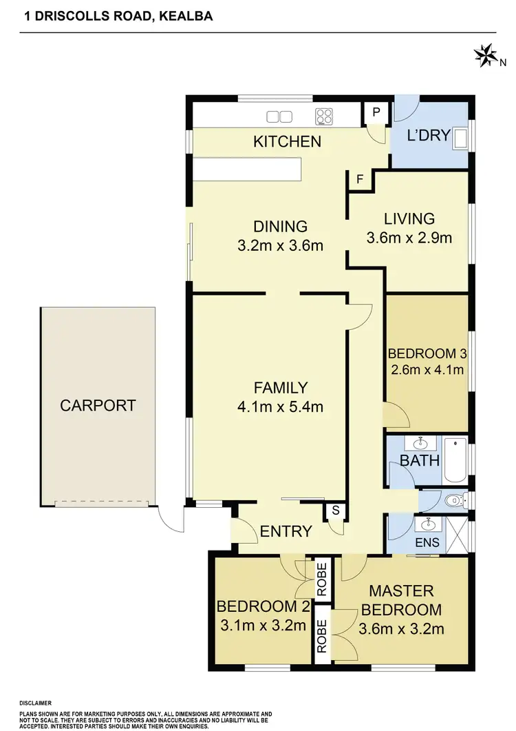 Floorplan of Homely house listing, 1 Driscolls Road, Kealba VIC 3021