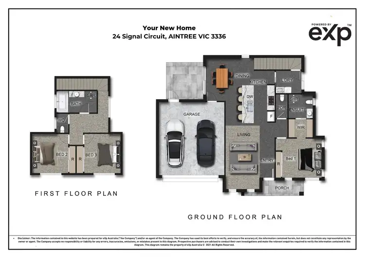 Floorplan of Homely house listing, 24 Signal Circuit, Aintree VIC 3336