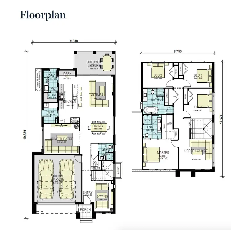 Floorplan of Homely house listing, 101 Ashbrook Drive, Catherine Field NSW 2557