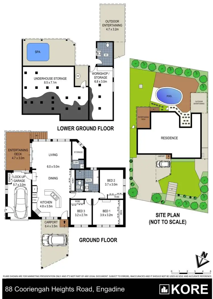 Floorplan of Homely house listing, 88 Cooriengah Heights Road, Engadine NSW 2233