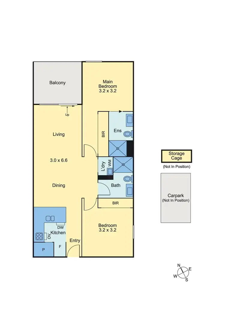 Floorplan of Homely apartment listing, 316/5 Beavers Road, Northcote VIC 3070