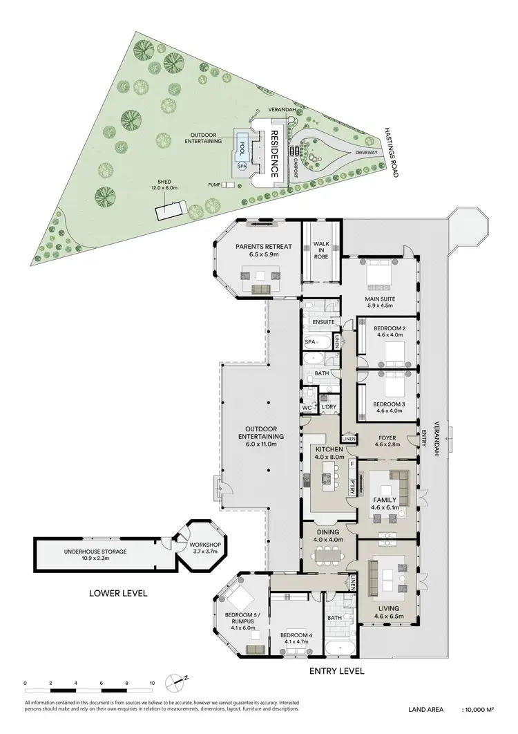 Floorplan of Homely rural property listing, 174 Hastings Road, Terrigal NSW 2260
