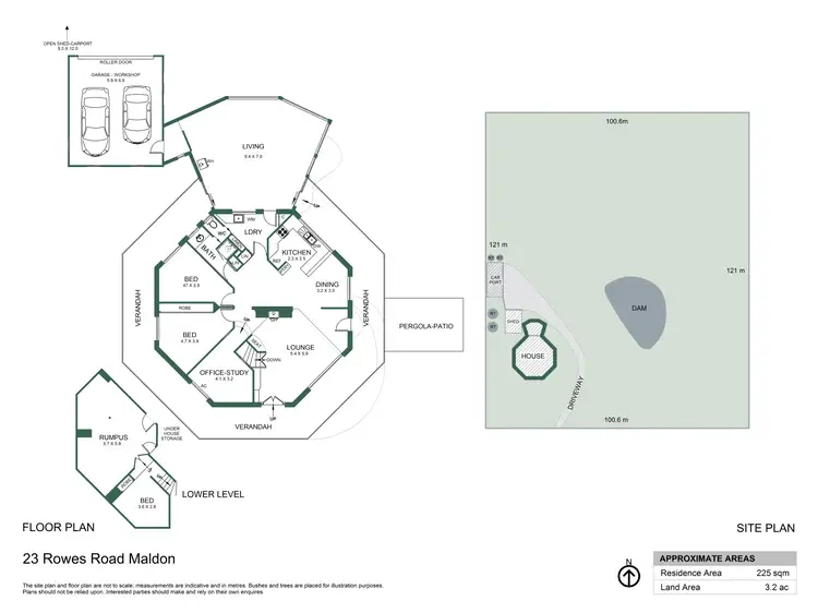 Floorplan of Homely house listing, 23 Rowes Road, Maldon VIC 3463