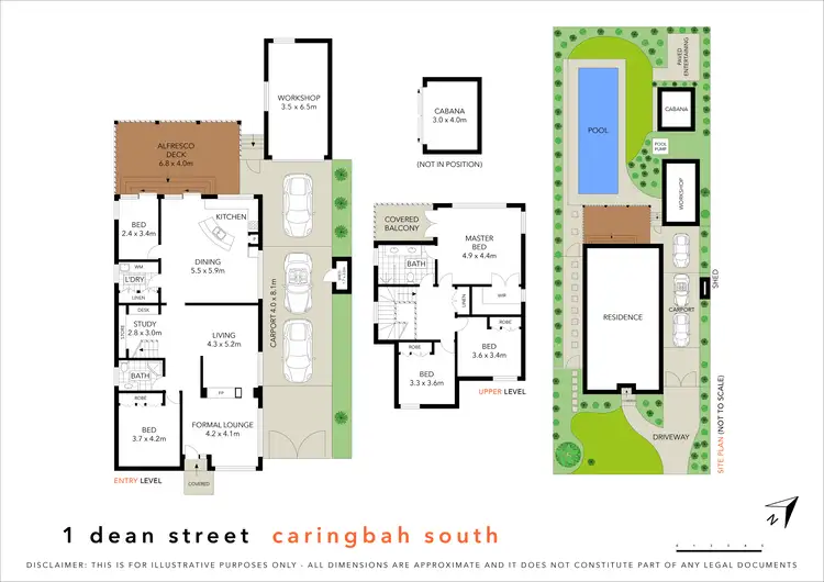 Floorplan of Homely house listing, 1 Dean Street, Caringbah South NSW 2229