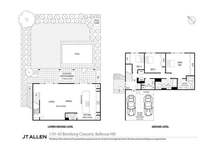 Floorplan of Homely apartment listing, 1/41-43 Benelong Crescent, Bellevue Hill NSW 2023