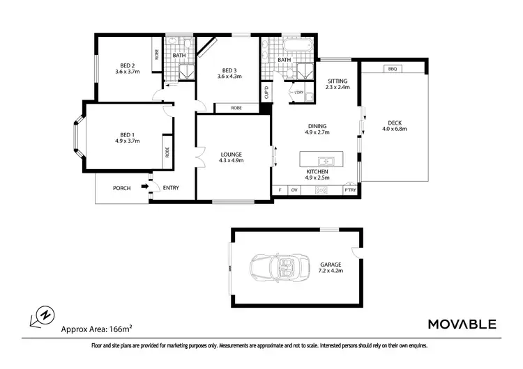 Floorplan of Homely house listing, 125 Kemp Street, Hamilton South NSW 2303