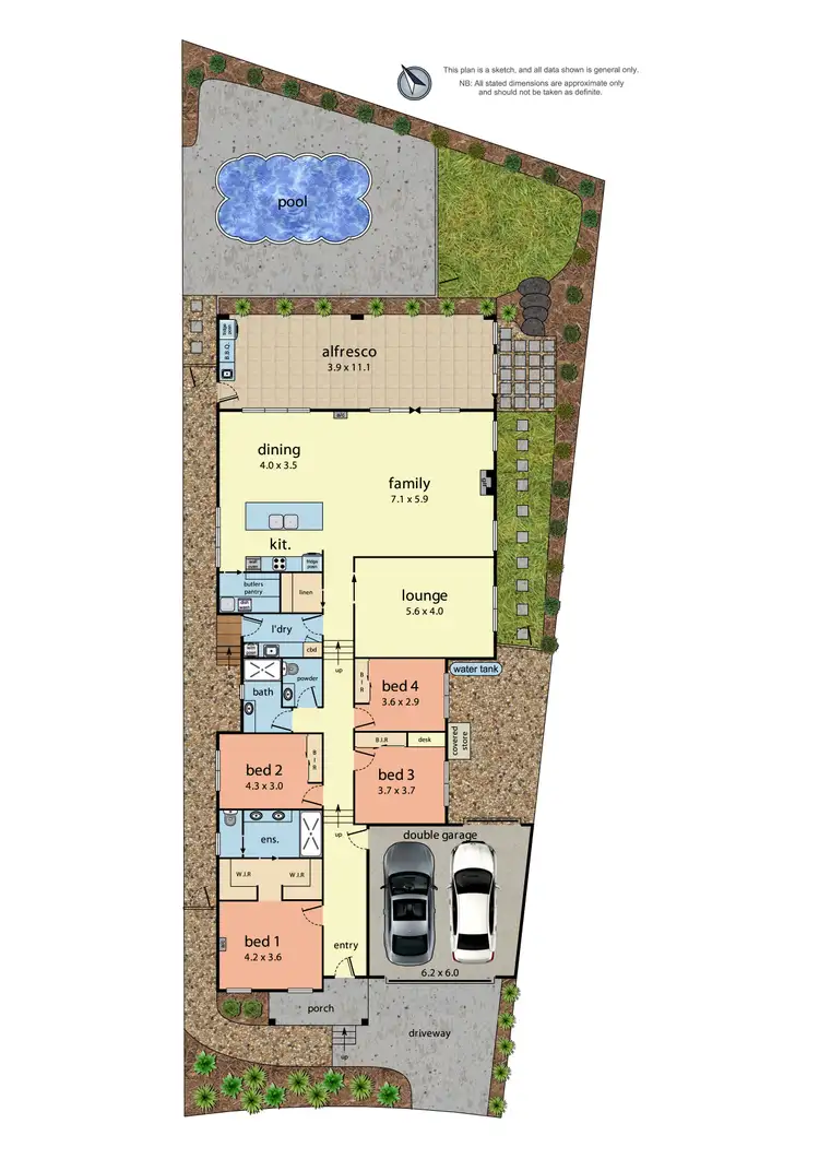 Floorplan of Homely house listing, 7 Cruz Court, Yarra Glen VIC 3775