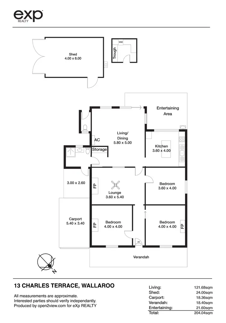 Floorplan of Homely house listing, 13 Charles Terrace, Wallaroo SA 5556