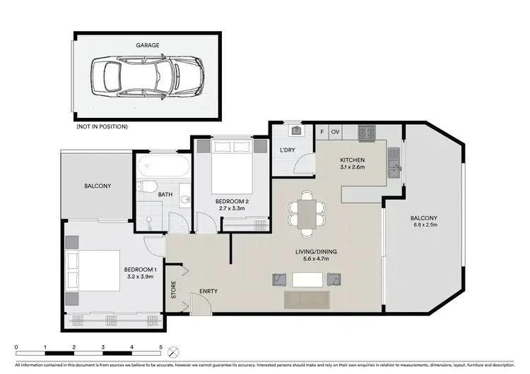 Floorplan of Homely unit listing, 4/3-7 Crown Street, Granville NSW 2142
