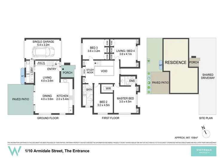 Floorplan of Homely townhouse listing, 1/10 Armidale Street, The Entrance NSW 2261