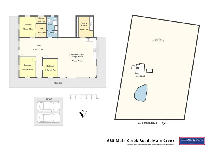 Floorplan of Homely rural property listing, 633 Main Creek Road, Dungog NSW 2420
