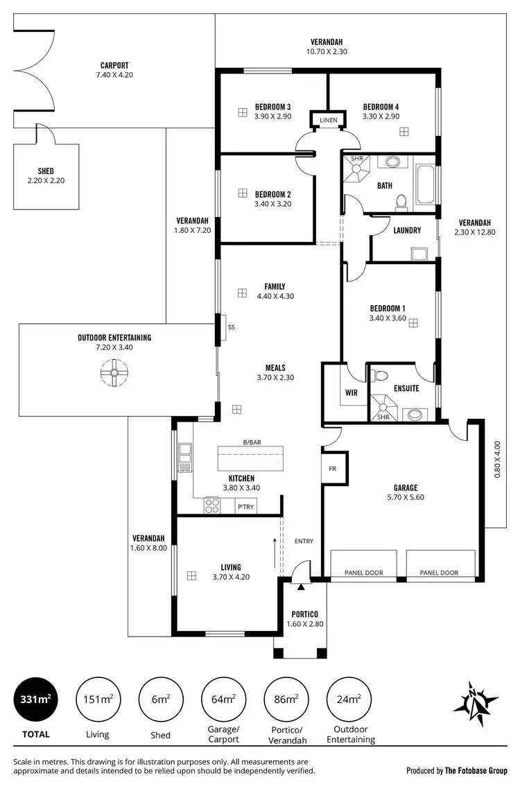 Floorplan of Homely house listing, 1 Smith Place, Davoren Park SA 5113