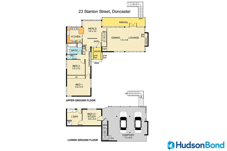 Floorplan of Homely house listing, 23 Stanton Street, Doncaster VIC 3108