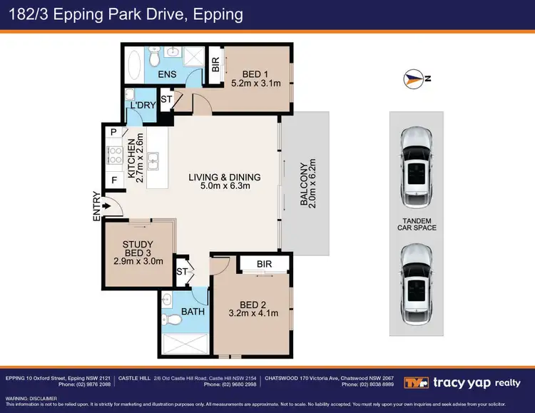 Floorplan of Homely apartment listing, 182/3 Epping Park Drive, Epping NSW 2121