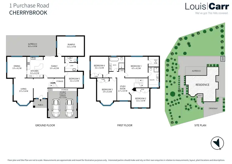 Floorplan of Homely house listing, 1 Purchase Road, Cherrybrook NSW 2126