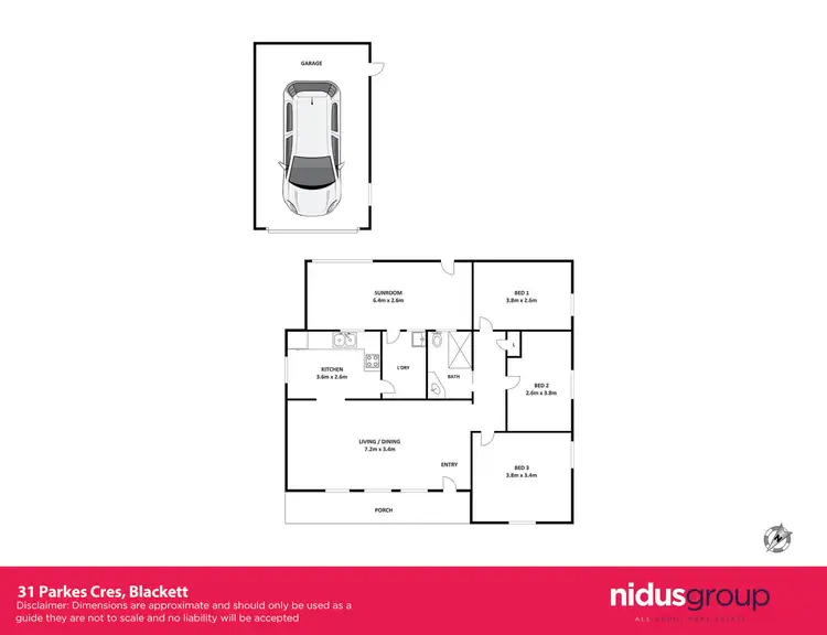 Floorplan of Homely house listing, 31 Parkes Crescent, Blackett NSW 2770
