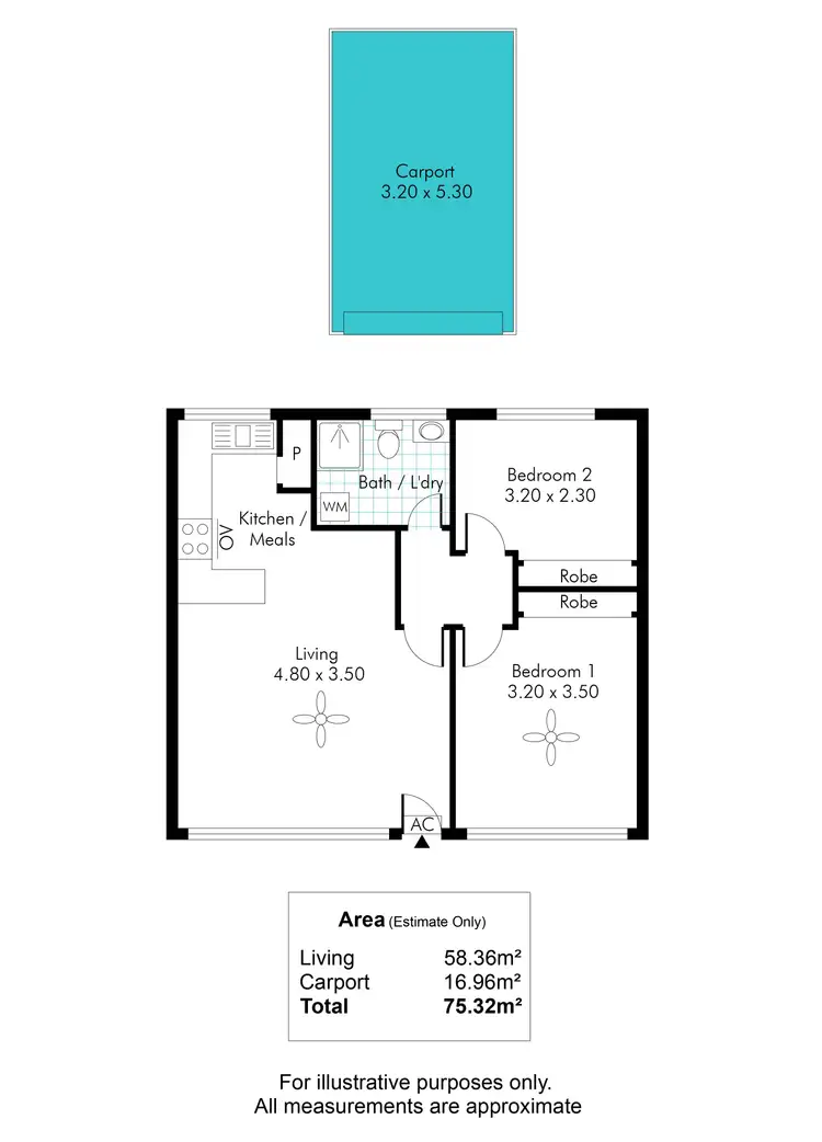 Floorplan of Homely unit listing, 7/47 Tennyson Street, Kurralta Park SA 5037
