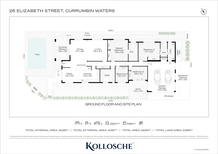 Floorplan of Homely house listing, 26 Elizabeth Street, Currumbin Waters QLD 4223