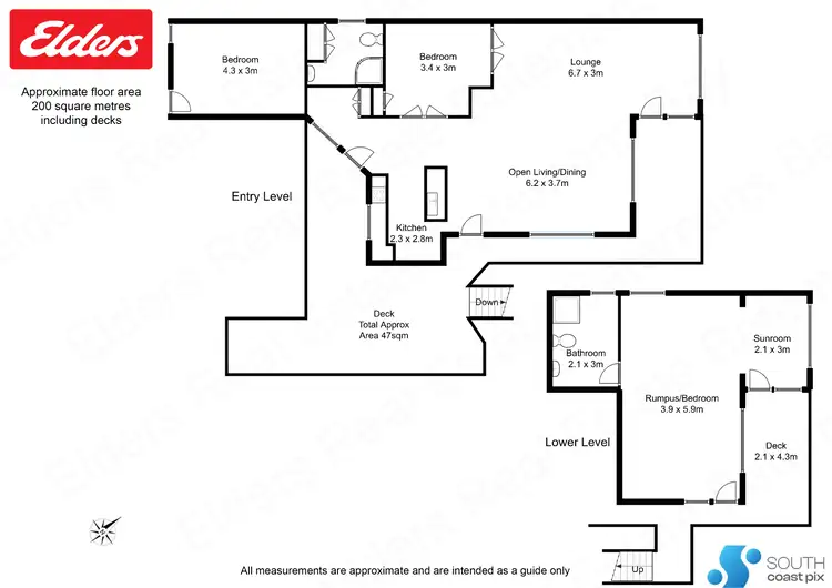 Floorplan of Homely house listing, 47 Northcove Road, Long Beach NSW 2536