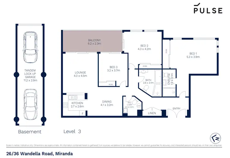 Floorplan of Homely apartment listing, 26/36 Wandella Road, Miranda NSW 2228