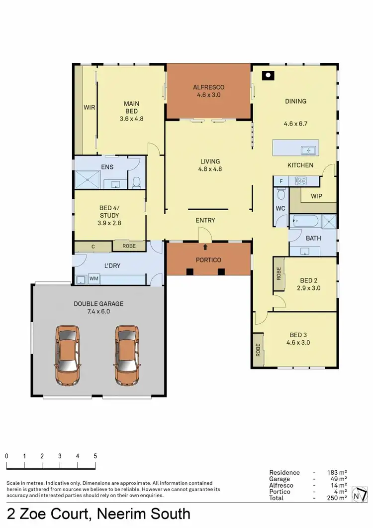 Floorplan of Homely house listing, 2 Zoe Court, Neerim South VIC 3831