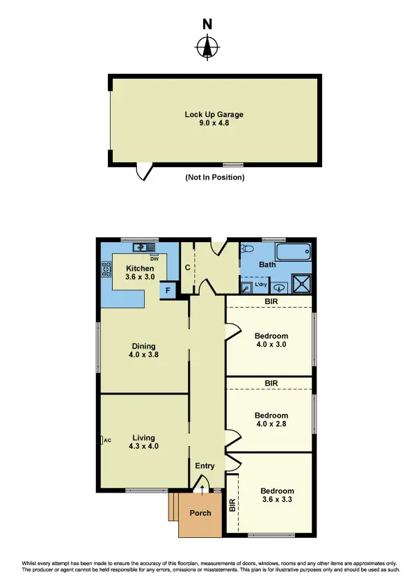 Floorplan of Homely house listing, 36 Rockbank Road, Ardeer VIC 3022