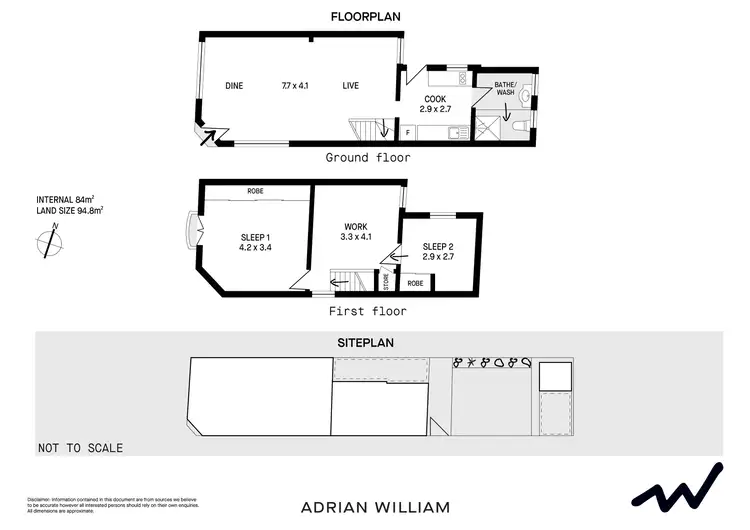 Floorplan of Homely house listing, 58 Reiby Street, Newtown NSW 2042
